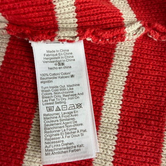J Crew Emilie Striped Lady Jacket Cardigan Sweater Sz Sm Golden Buttons Preppy - Picture 16 of 17